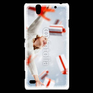 Coque Sony Xperia C4 Noël cadeaux tombés du ciel