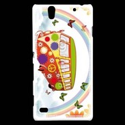 Coque Sony Xperia C4 Flower power
