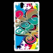 Coque Sony Xperia C4 Peace and love 5