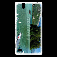 Coque Sony Xperia C4 Barques sur le lac d'Annecy