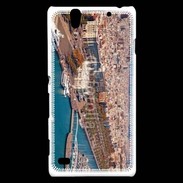 Coque Sony Xperia C4 Port de Barcelone