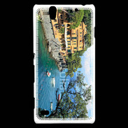 Coque Sony Xperia C4 Baie de Portofino en Italie