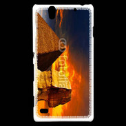 Coque Sony Xperia C4 Pyramide et Sphinx