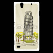 Coque Sony Xperia C4 Tour de Pise en dessin