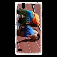 Coque Sony Xperia C4 Athlétisme femme aveugle