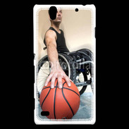 Coque Sony Xperia C4 Joueur de basket en fauteuil
