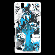 Coque Sony Xperia C4 Tête de Mort Day Dead