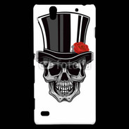 Coque Sony Xperia C4 Tête de mort classe 5