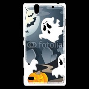 Coque Sony Xperia C4 j'aime les fantômes 16