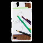 Coque Sony Xperia C4 Patron de couture 2
