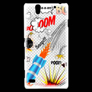 Coque Sony Xperia C4 Vintage cartoon comic