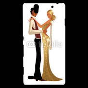 Coque Sony Xperia C4 Couple glamour dessin