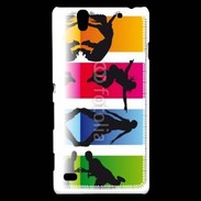Coque Sony Xperia C4 Set break dancers 