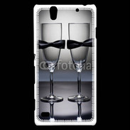 Coque Sony Xperia C4 Coupe de champagne gay