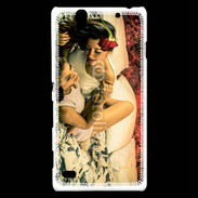 Coque Sony Xperia C4 Couple lesbiennes romantiques
