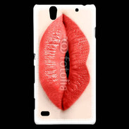 Coque Sony Xperia C4 Bouche de femme rouge 50