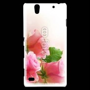 Coque Sony Xperia C4 Belle rose 2