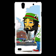 Coque Sony Xperia C4 Rasta caractère