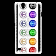 Coque Sony Xperia C4 Love and peace 5
