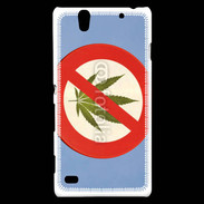 Coque Sony Xperia C4 Interdiction de cannabis 3