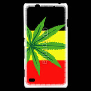 Coque Sony Xperia C4 Drapeau allemand cannabis