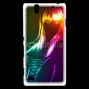 Coque Sony Xperia C4 Fashion femme en discothèque