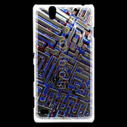 Coque Sony Xperia C4 Aspect circuit imprimé 
