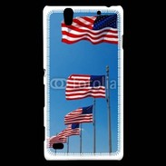 Coque Sony Xperia C4 Drapeaux USA