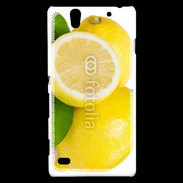 Coque Sony Xperia C4 Citron jaune