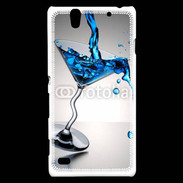 Coque Sony Xperia C4 Cocktail bleu lagon 5