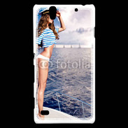 Coque Sony Xperia C4 Commandant de yacht