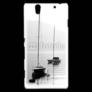 Coque Sony Xperia C4 Bateau sur un lac