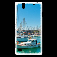 Coque Sony Xperia C4 Bateau au port 3