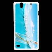 Coque Sony Xperia C4 Bouteille à la mer