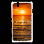 Coque Sony Xperia C4 Couché de soleil mer 2