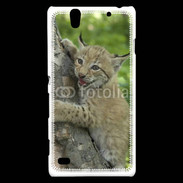 Coque Sony Xperia C4 Bébé Lynx