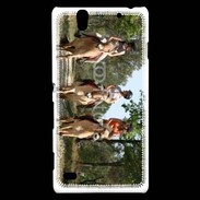 Coque Sony Xperia C4 Ballade à cheval