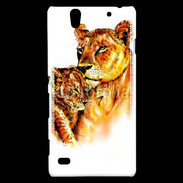 Coque Sony Xperia C4 Illustration de félins