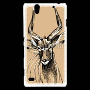 Coque Sony Xperia C4 Antilope mâle en dessin