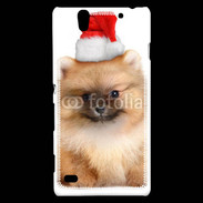Coque Sony Xperia C4 Chiot de noël 800