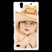 Coque Sony Xperia C4 Bébé cowboy