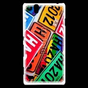 Coque Sony Xperia C4 Plaque d'immatriculation