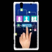 Coque Sony Xperia C4 Réseau social