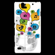 Coque Sony Xperia C4 Réseau social 2