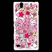 Coque Sony Xperia C4 Lapin crétin
