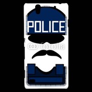 Coque Sony Xperia C4 Moustache policier