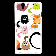 Coque Sony Xperia C4 Humour de chats