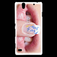 Coque Sony Xperia C4 Fuck you 5
