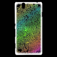 Coque Sony Xperia C4 Empreintes digitales de couleur