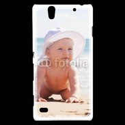 Coque Sony Xperia C4 Bébé à la plage